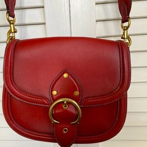 Coach Beat Saddle Handbag L2022-C0749 Red